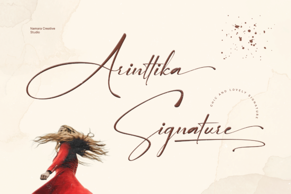 Arinttika Signature Font for Digital Marketing