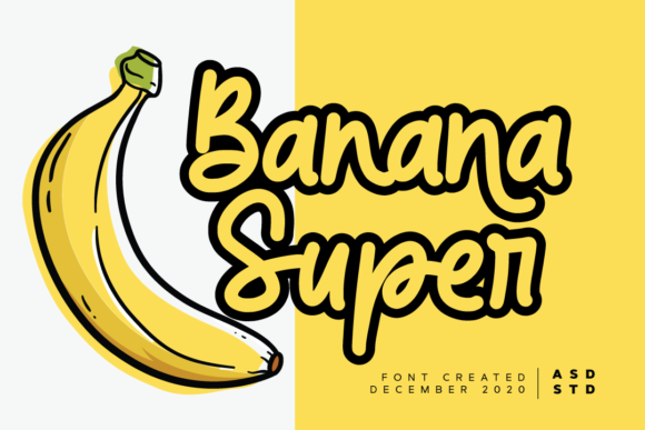 Banana Super Font: Sweet Handwritten Style for Digital Campaigns