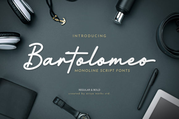 Bartolomeo Font: Elegant Script for Web Design