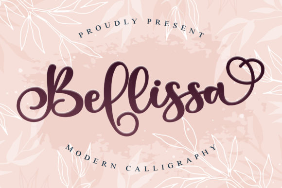 Bellissa Font: A Modern Handwritten Typeface for Editorial Design