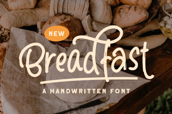 Breadfast Font: Organic Handwritten Style for Marketers