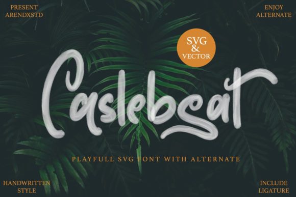 Caslebeat Font: Adding Handwritten Charm to Brand Identity