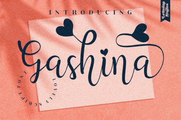 Gashina Font Review: Romantic Script for Web Design