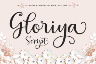 Gloriya Font: Soft Script Typography for Editorial Design