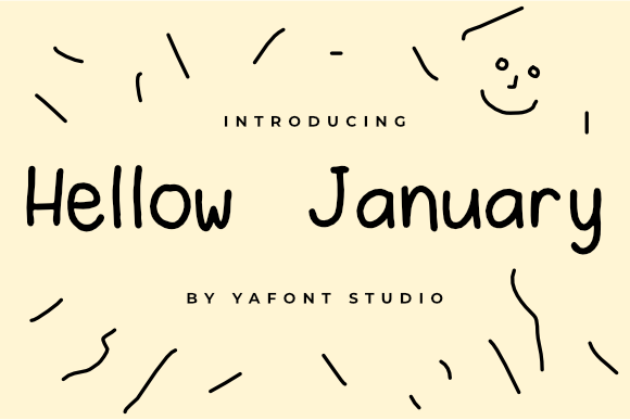 Hello January Font: Handwritten Style for Web Design