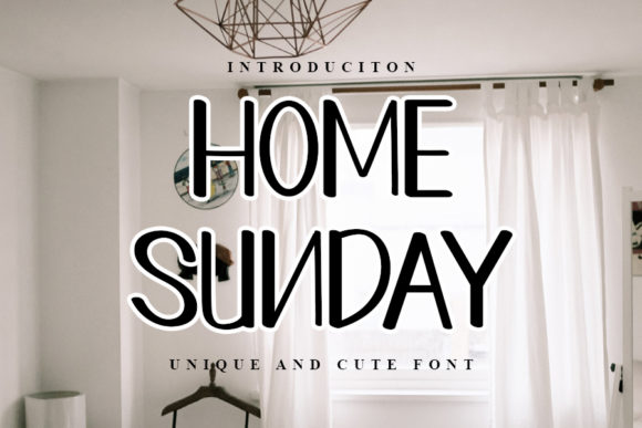 Home Sunday Font: Modern Handwritten Style for Web