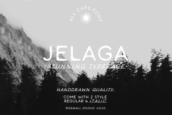 Jelaga Font: Elevating Campaign Visuals with Raw Vintage Style