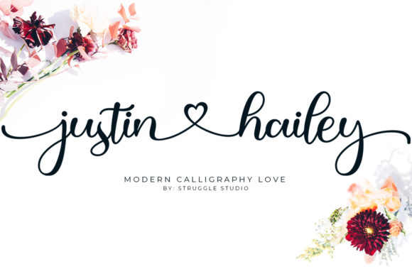 Justin Hailey Modern Font for Handmade Products