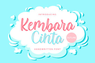 Kembara Cinta Outline Font for Editorial Design