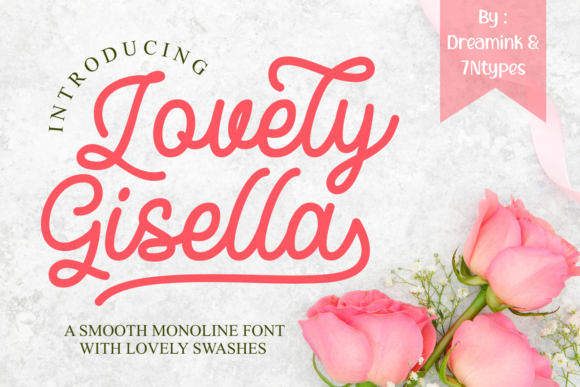 Lovely Gisella Font for Editorial Design
