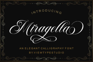 Miragella Font: Elegant Script for Editorial Design