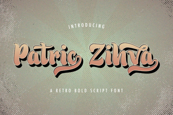 Patric Zihva Font: Retro Script for Web Branding