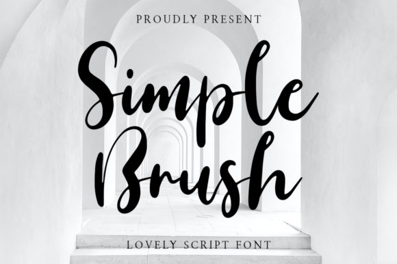 Simple Brush Font Review for Web Design