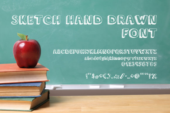 Sketch Hand Drawn Font for Authentic Maker Labels
