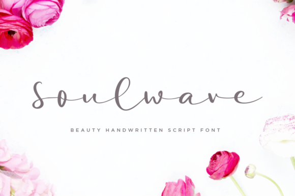 Soulwave Font: Elegant Handwritten Script for Crafters