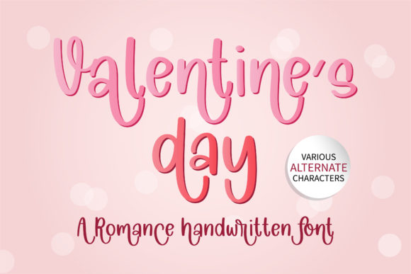Valentine’s Day Font: Sweet Handwritten Style for Crafters