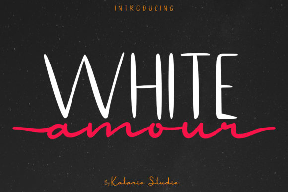 White Amour Font Review: A Duo Typeface for Branding